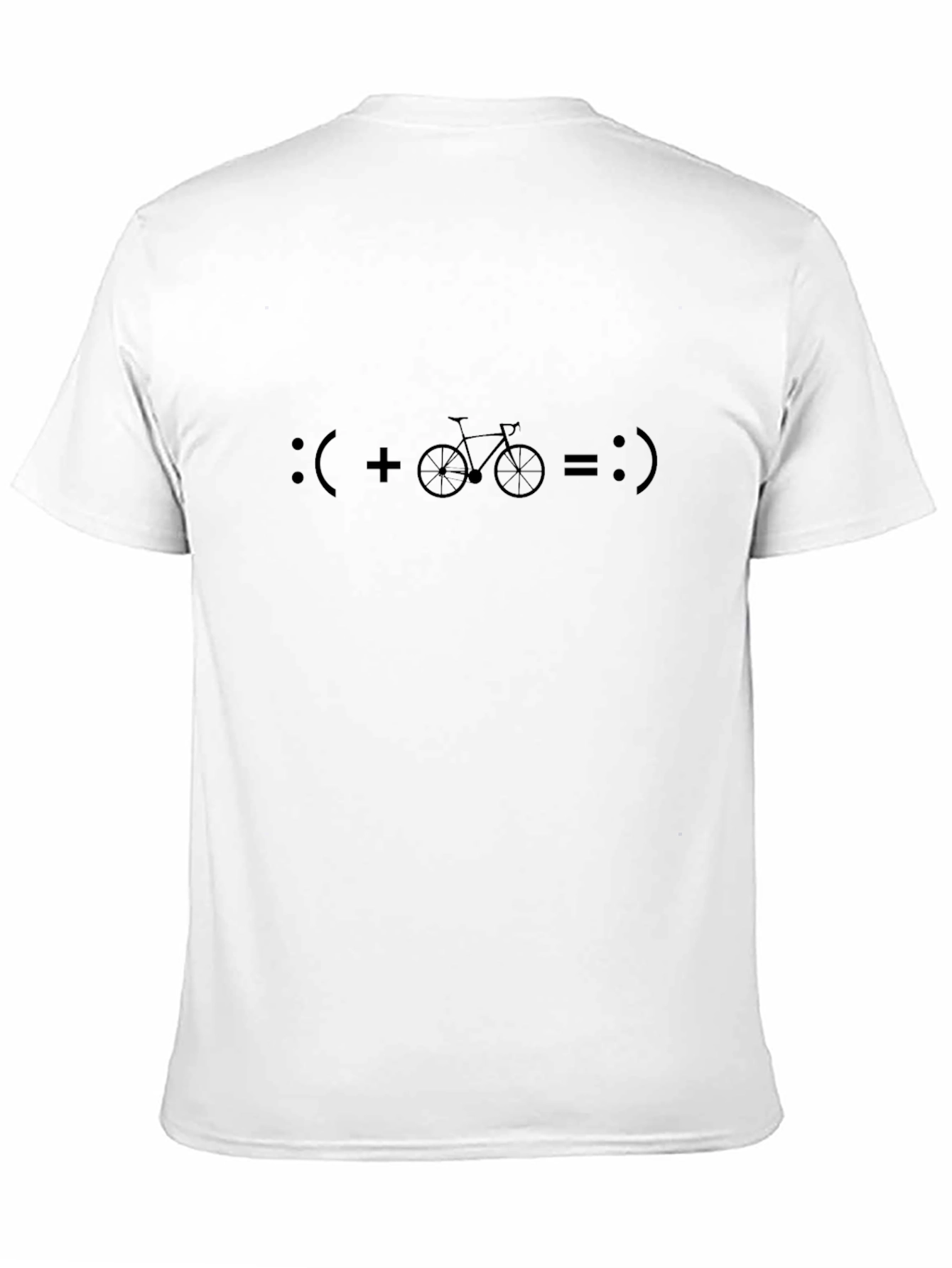Happy Bike Equation T-Shirt - Black
