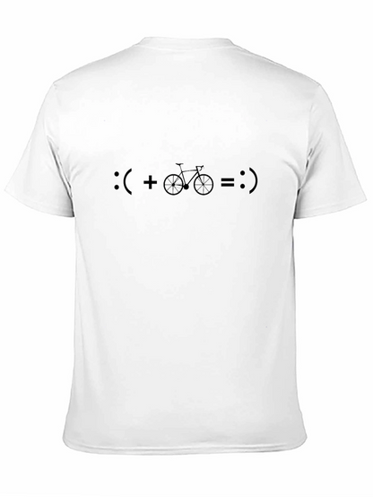 Happy Bike Equation T-Shirt - Black