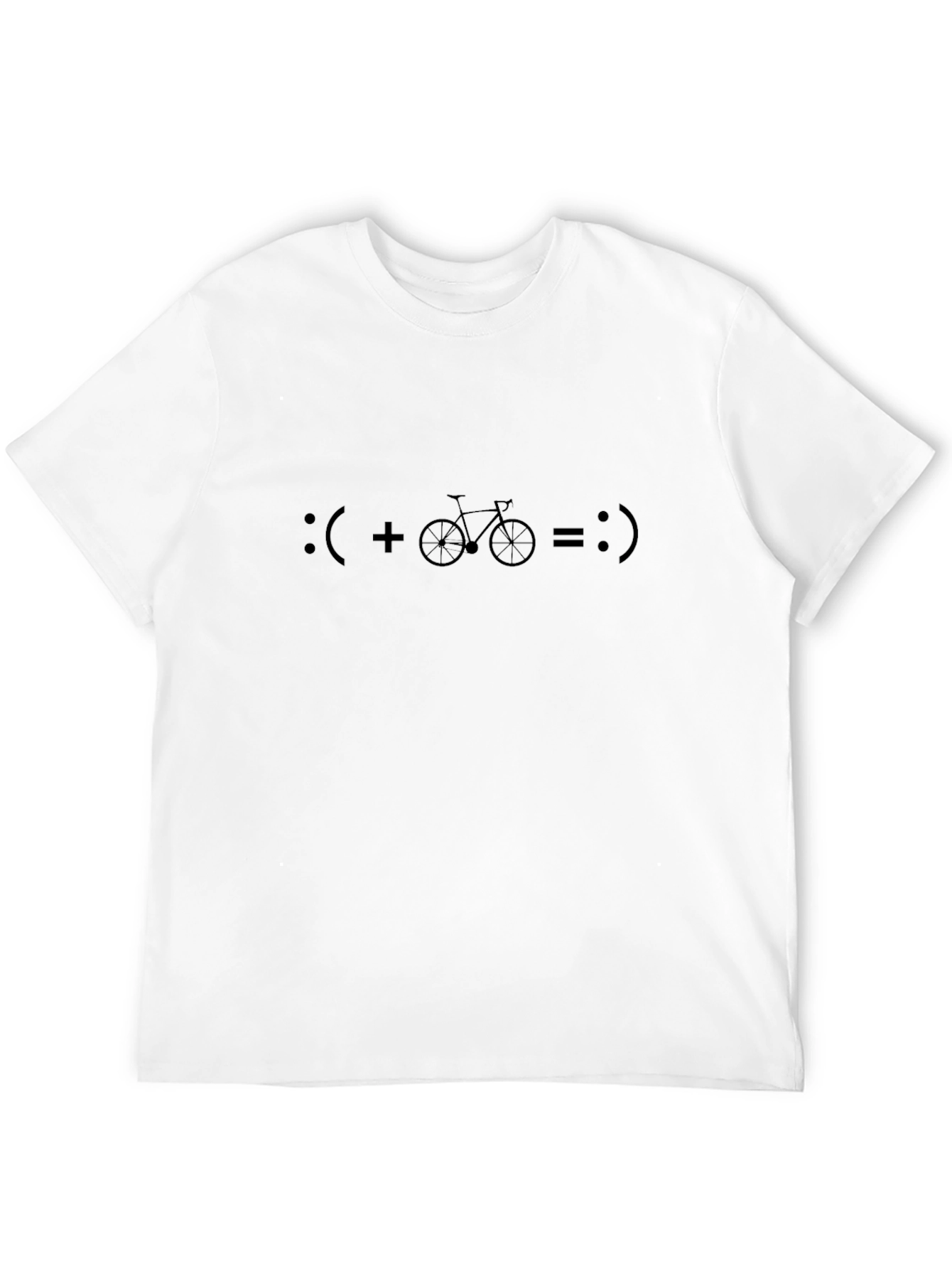 Happy Bike Equation T-Shirt - Black