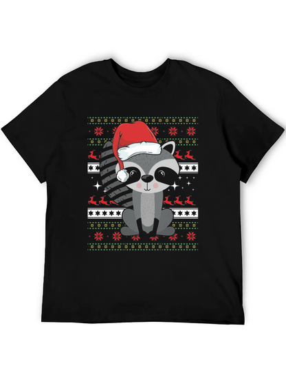Christmas Raccoon T-Shirt