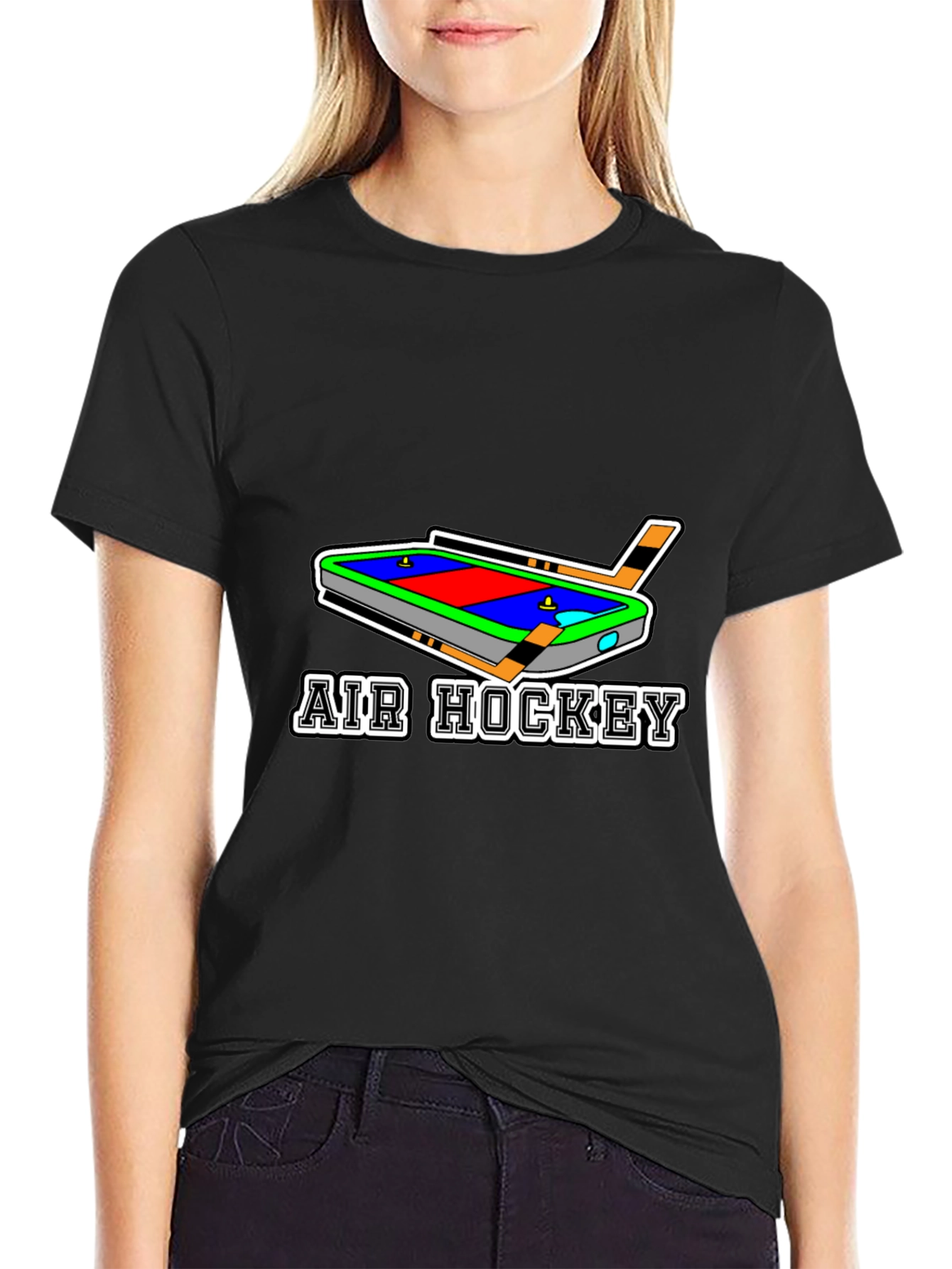 Air Hockey Graphic Tee Shirt
