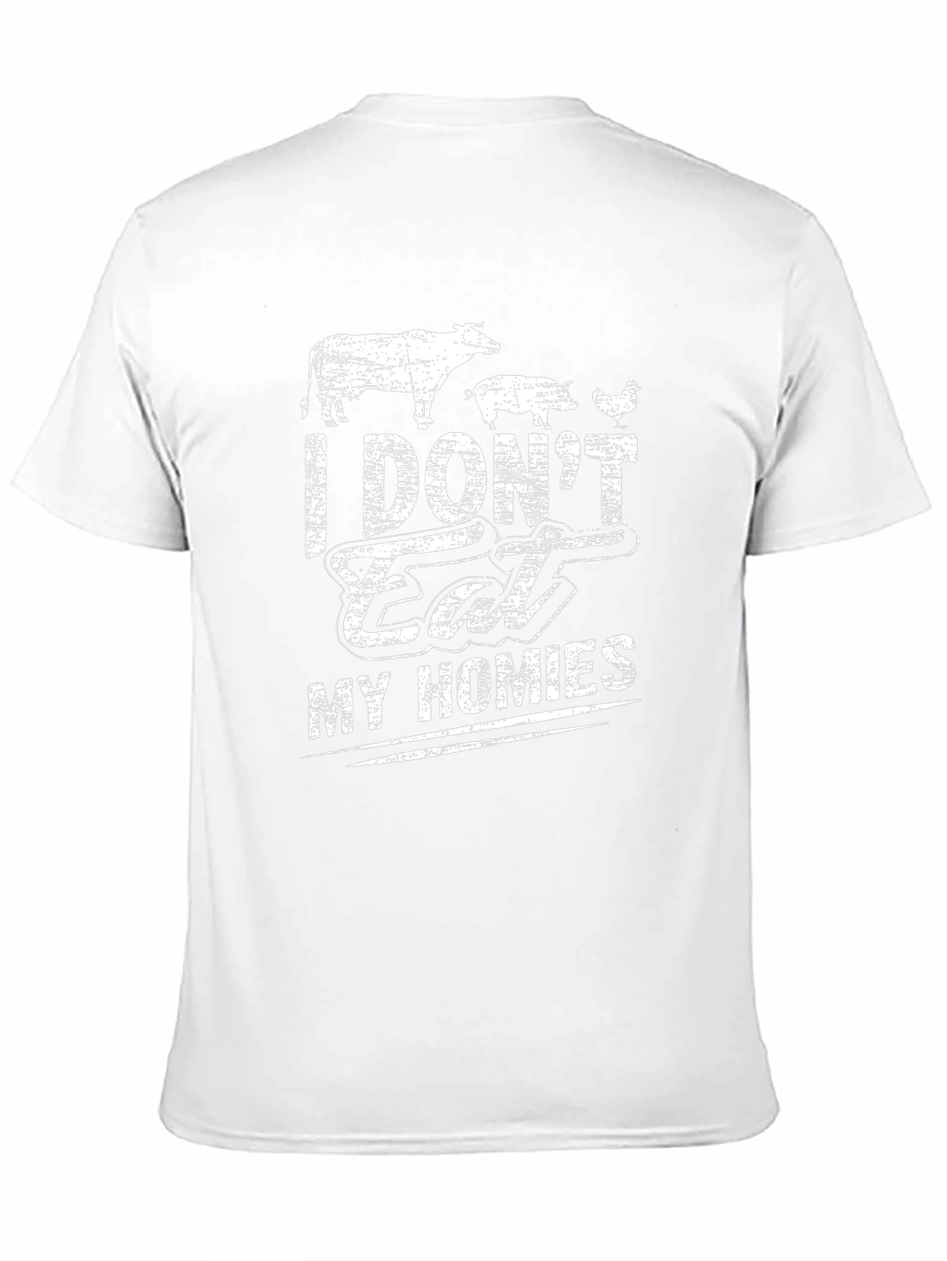 Vegan I Dont Eat My Homies Graphic T-Shirt