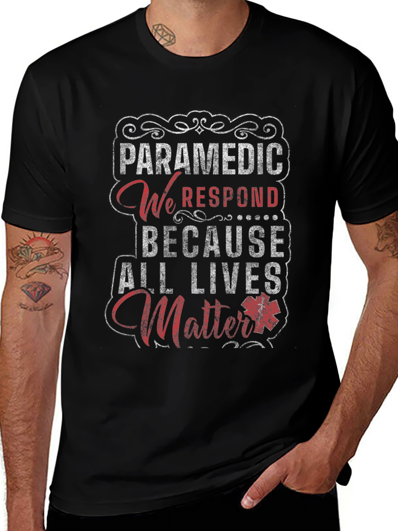 Paramedic All Lives Matter Graphic T-Shirt