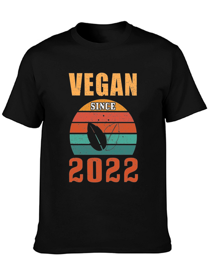 Vegan Since 2022 T-Shirt - Retro Style