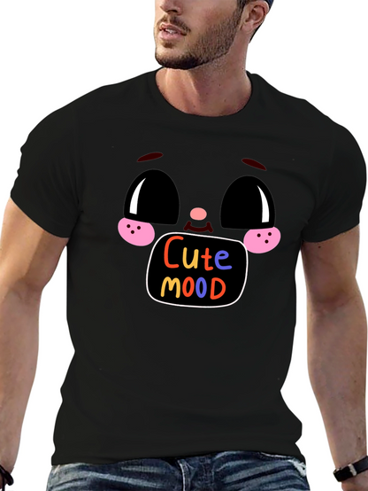 Cute Mood Graphic Tee - Soft Cotton Blend
