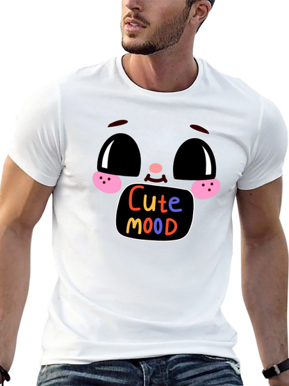 Cute Mood Graphic Tee - Soft Cotton Blend