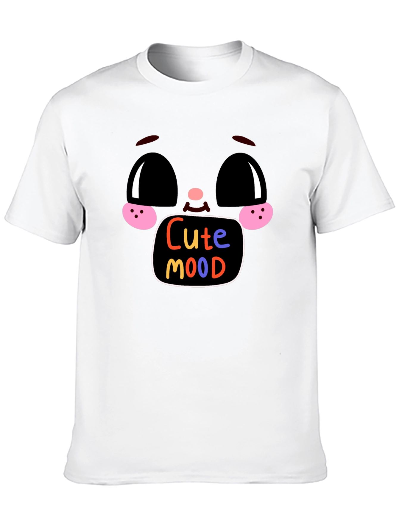 Cute Mood Graphic Tee - Soft Cotton Blend