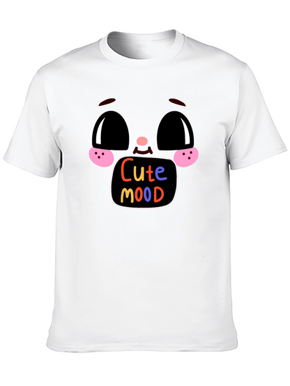 Cute Mood Graphic Tee - Soft Cotton Blend