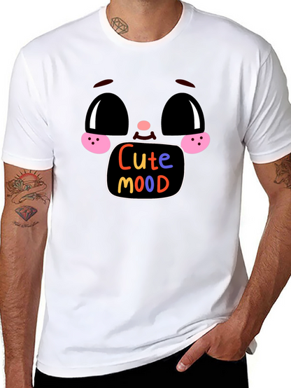 Cute Mood Graphic Tee - Soft Cotton Blend