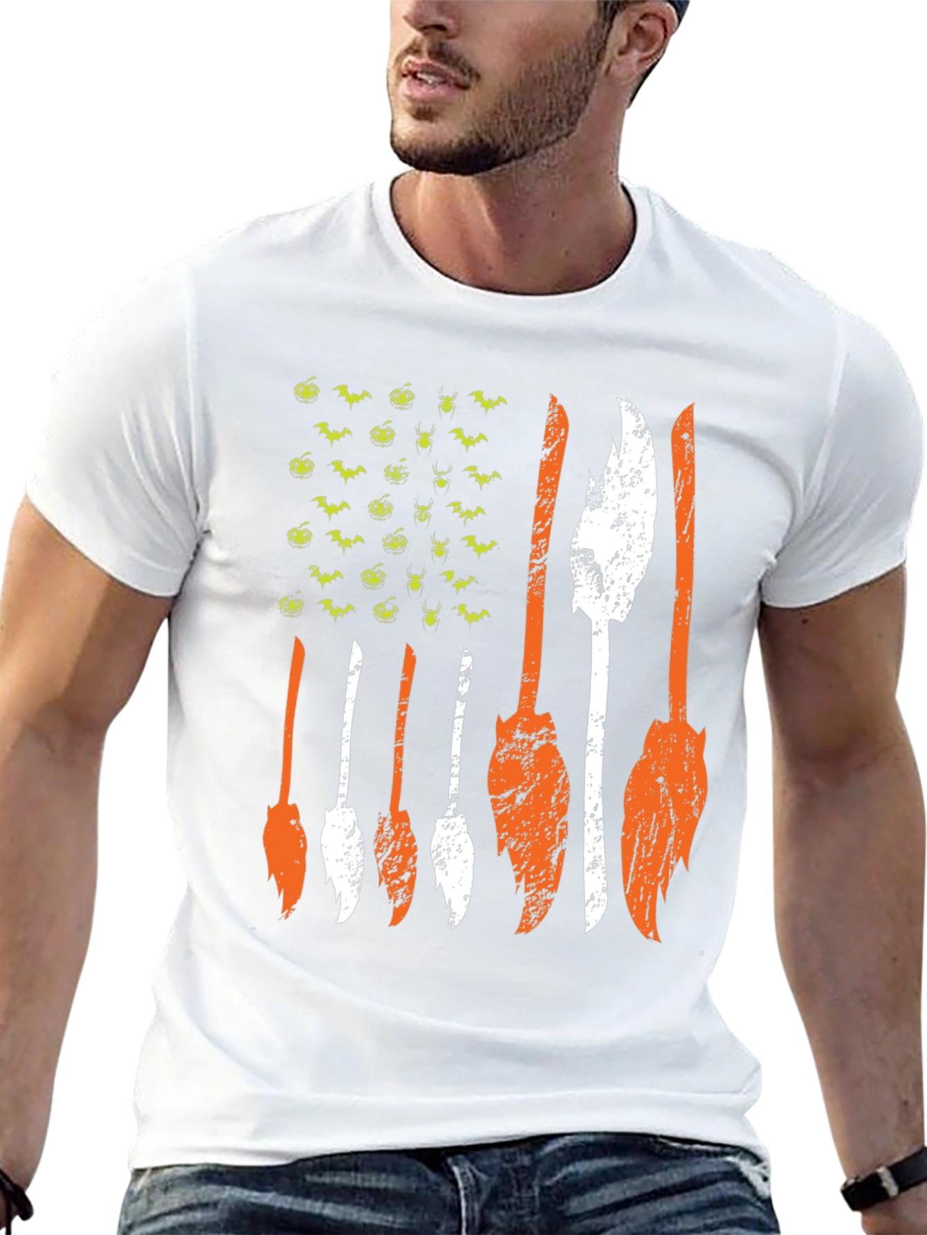 Halloween Flag Graphic Tee