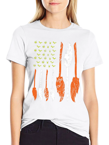 Halloween Flag Graphic Tee