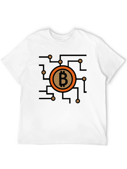 Bitcoin Circuit Graphic Tee - Black