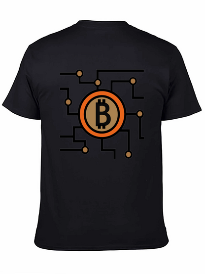 Bitcoin Circuit Graphic Tee - Black