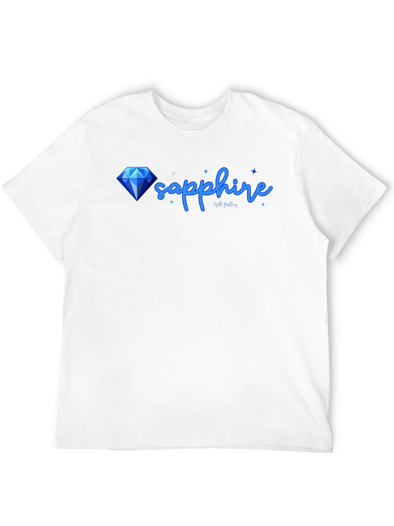 Sapphire Diamond Graphic Tee - Stylish Mens T-Shirt