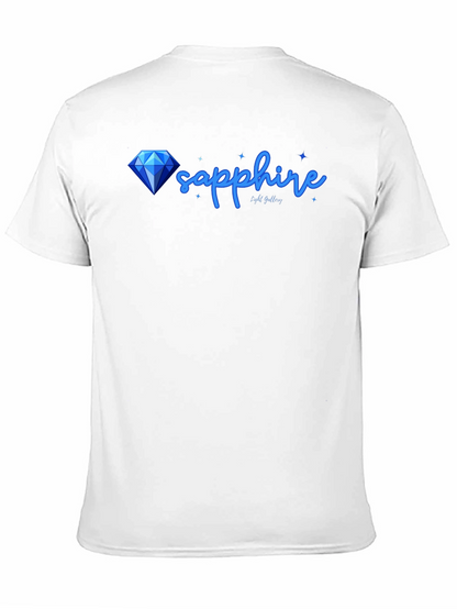 Sapphire Diamond Graphic Tee - Stylish Mens T-Shirt