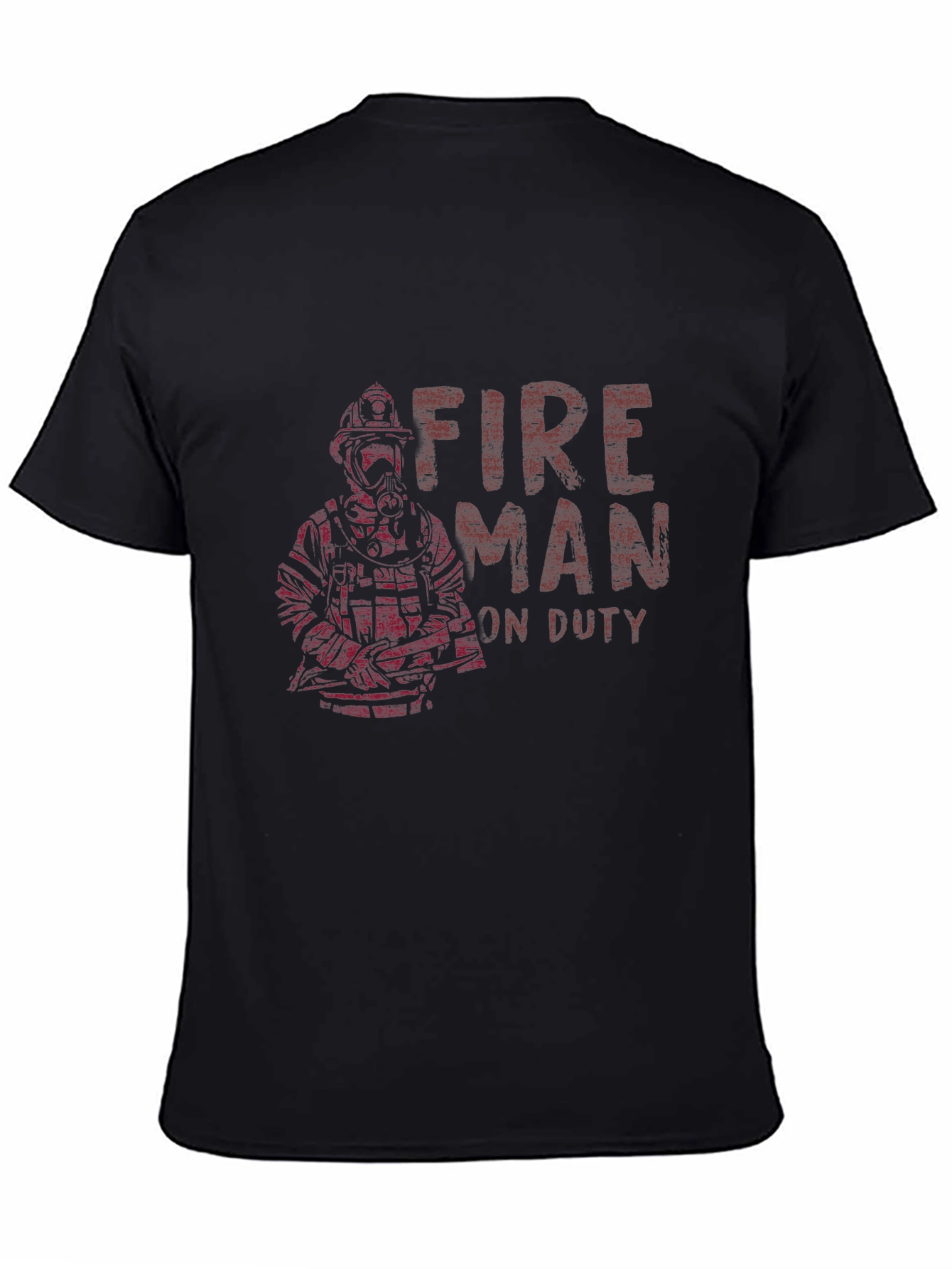 Fireman On Duty Graphic T-Shirt