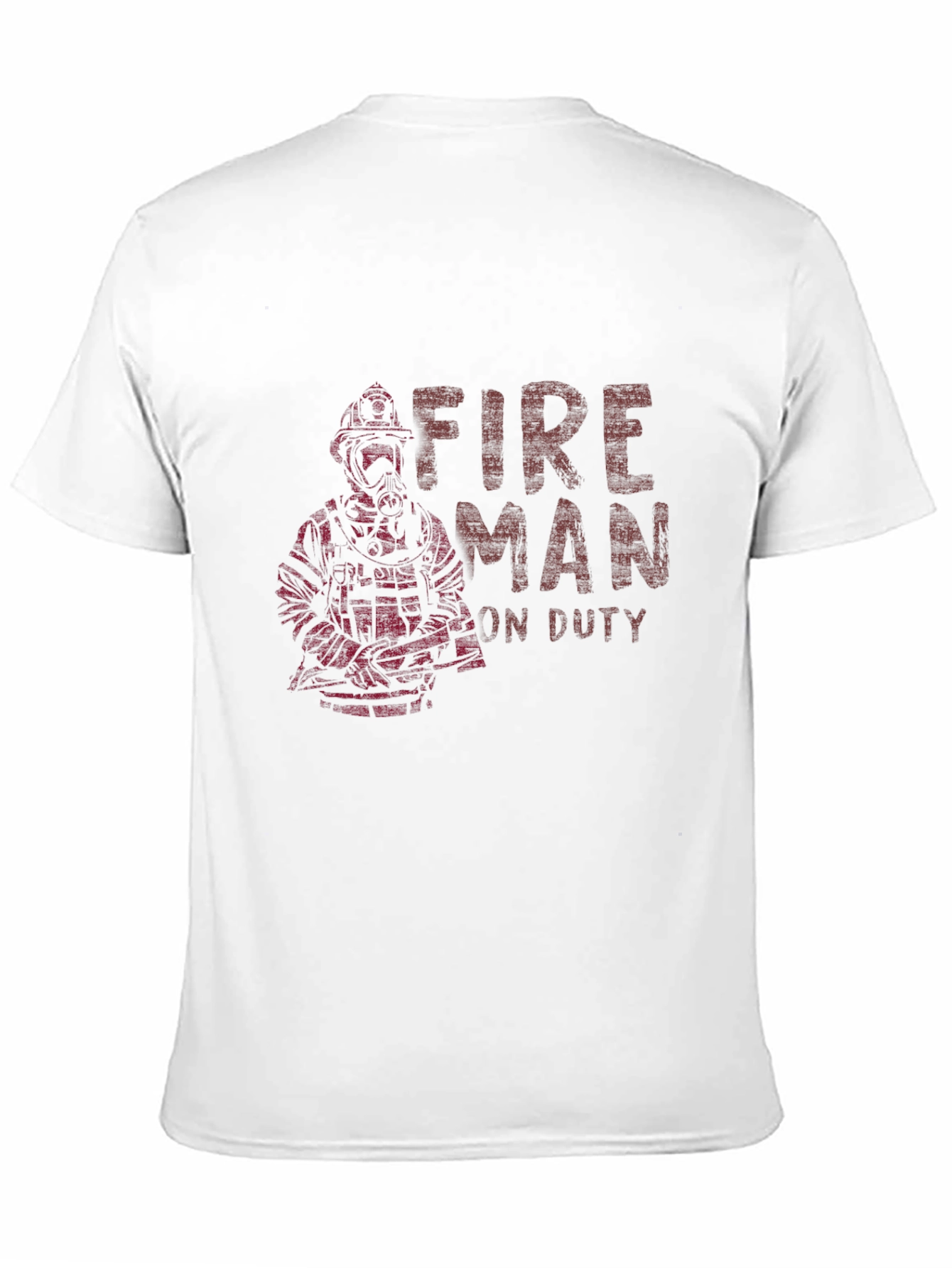 Fireman On Duty Graphic T-Shirt