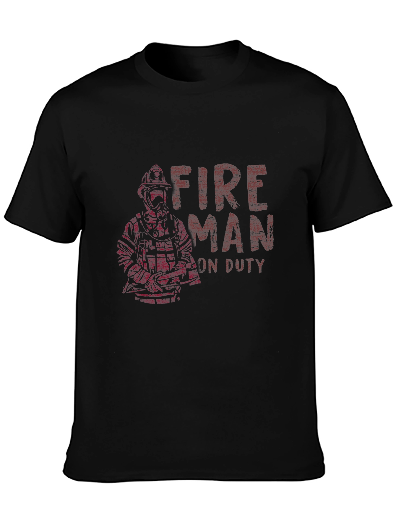 Fireman On Duty Graphic T-Shirt