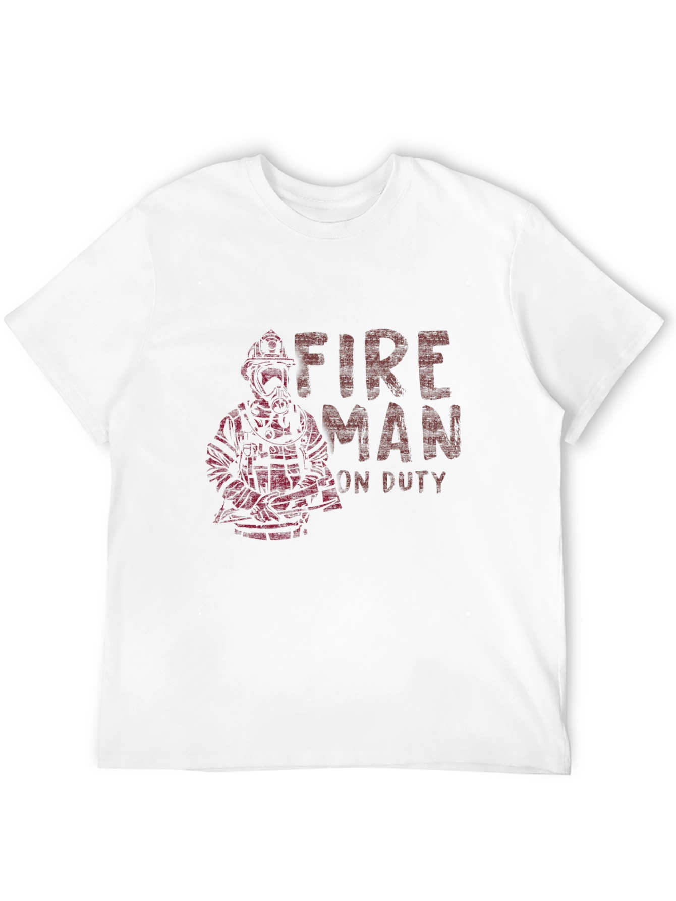Fireman On Duty Graphic T-Shirt