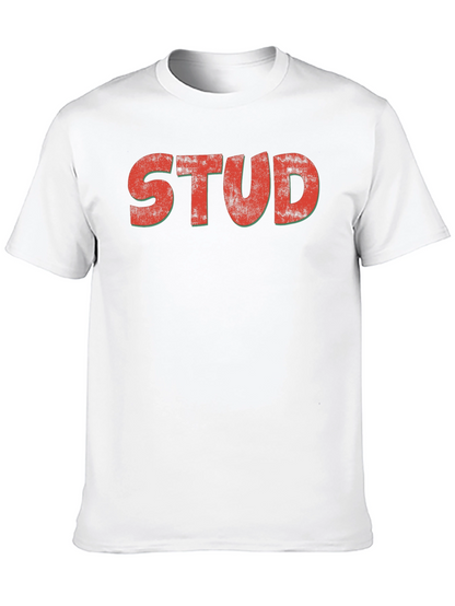 Retro STUD Graphic Tee - Classic Black T-Shirt