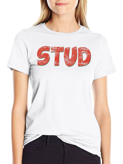 Retro STUD Graphic Tee - Classic Black T-Shirt