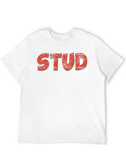 Retro STUD Graphic Tee - Classic Black T-Shirt