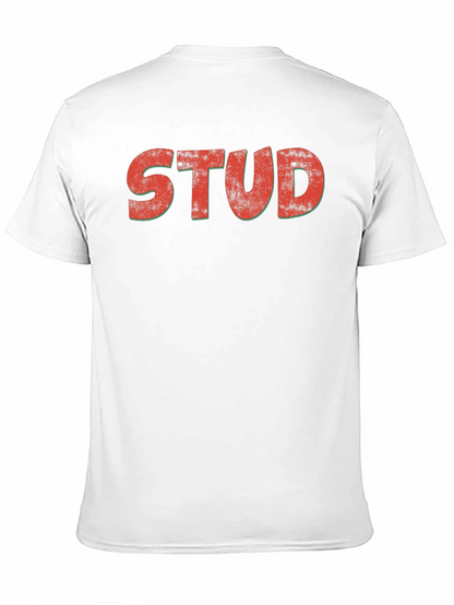 Retro STUD Graphic Tee - Classic Black T-Shirt