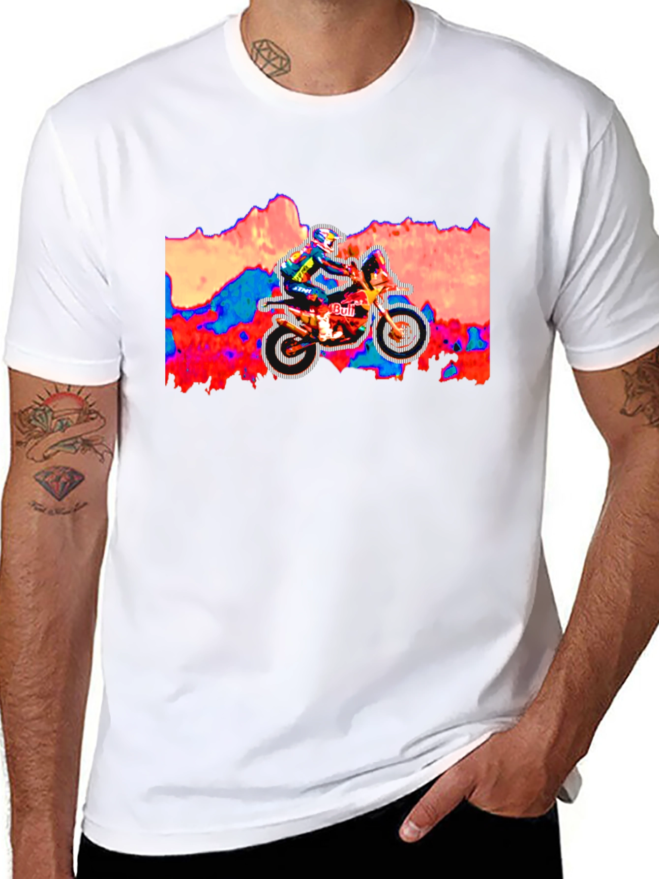 Red Bull Motorcross Graphic T-Shirt