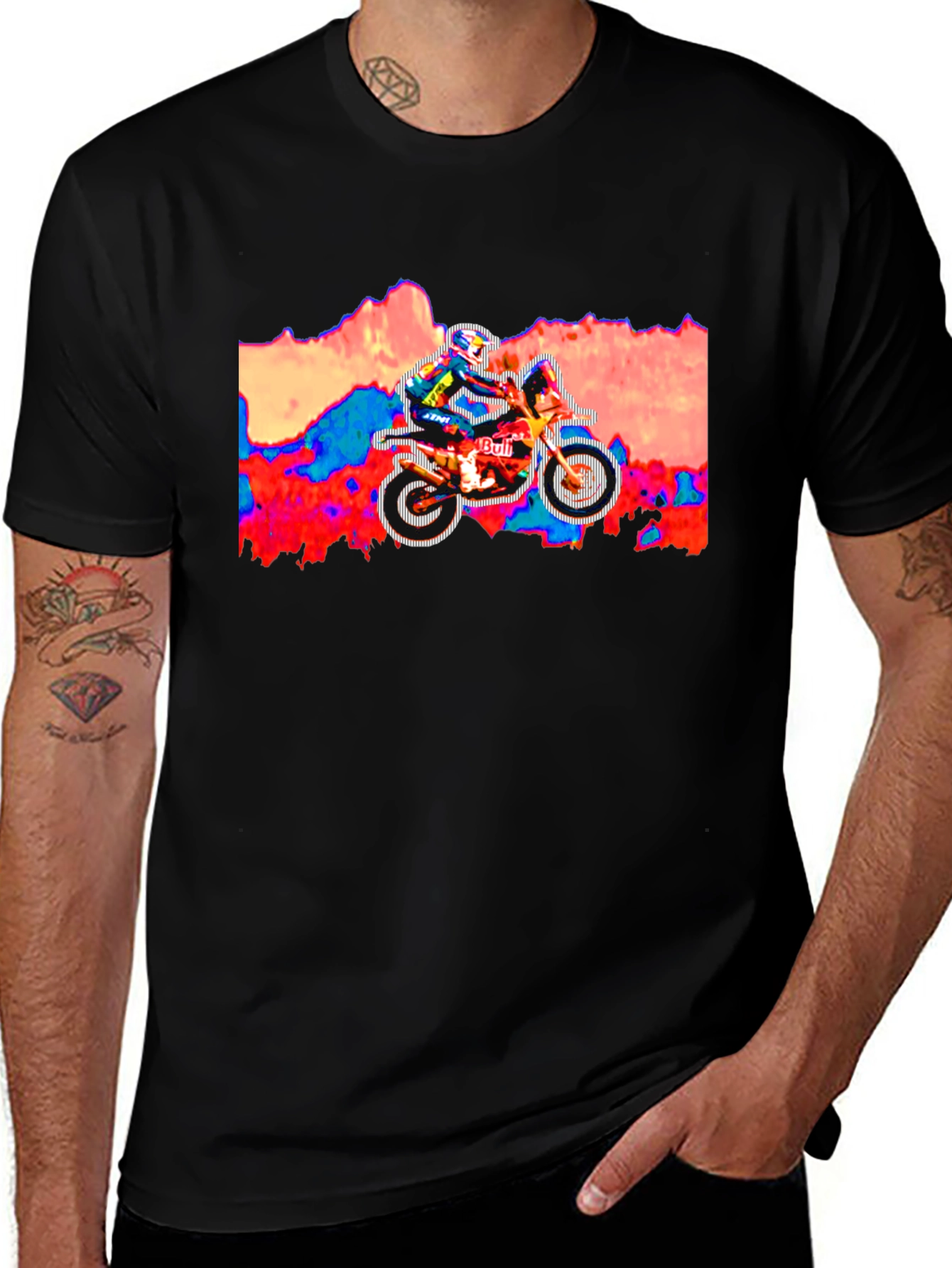 Red Bull Motorcross Graphic T-Shirt