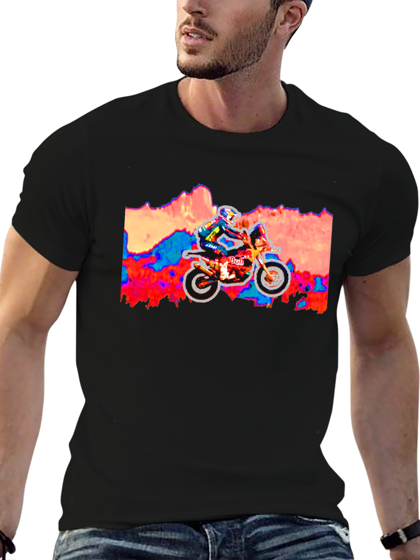 Red Bull Motorcross Graphic T-Shirt