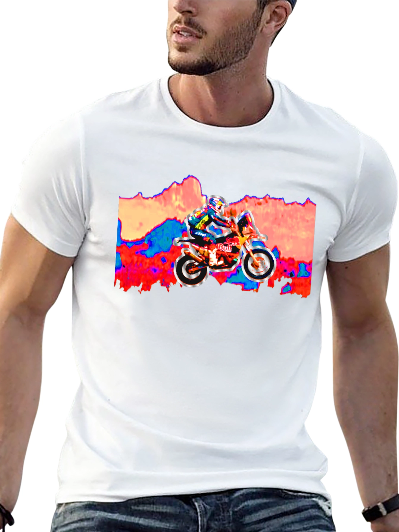 Red Bull Motorcross Graphic T-Shirt