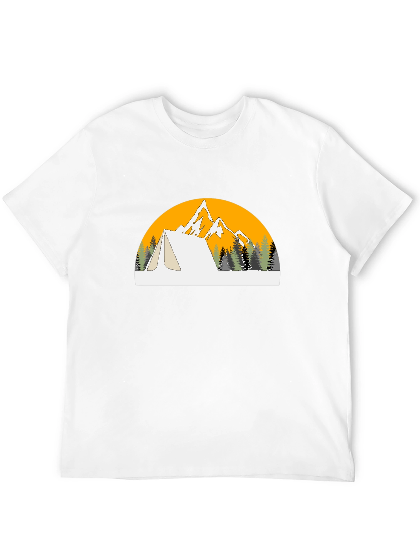 Adventure Awaits Graphic Tee - Black Camping Shirt