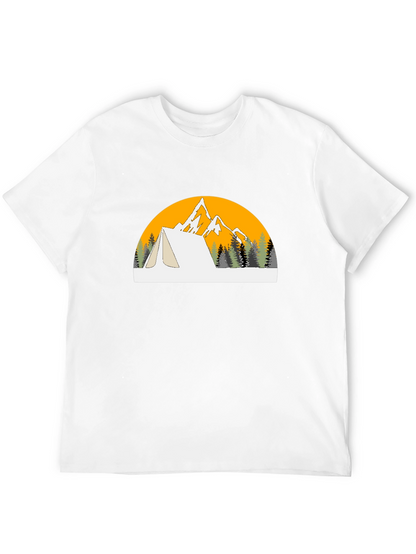 Adventure Awaits Graphic Tee - Black Camping Shirt