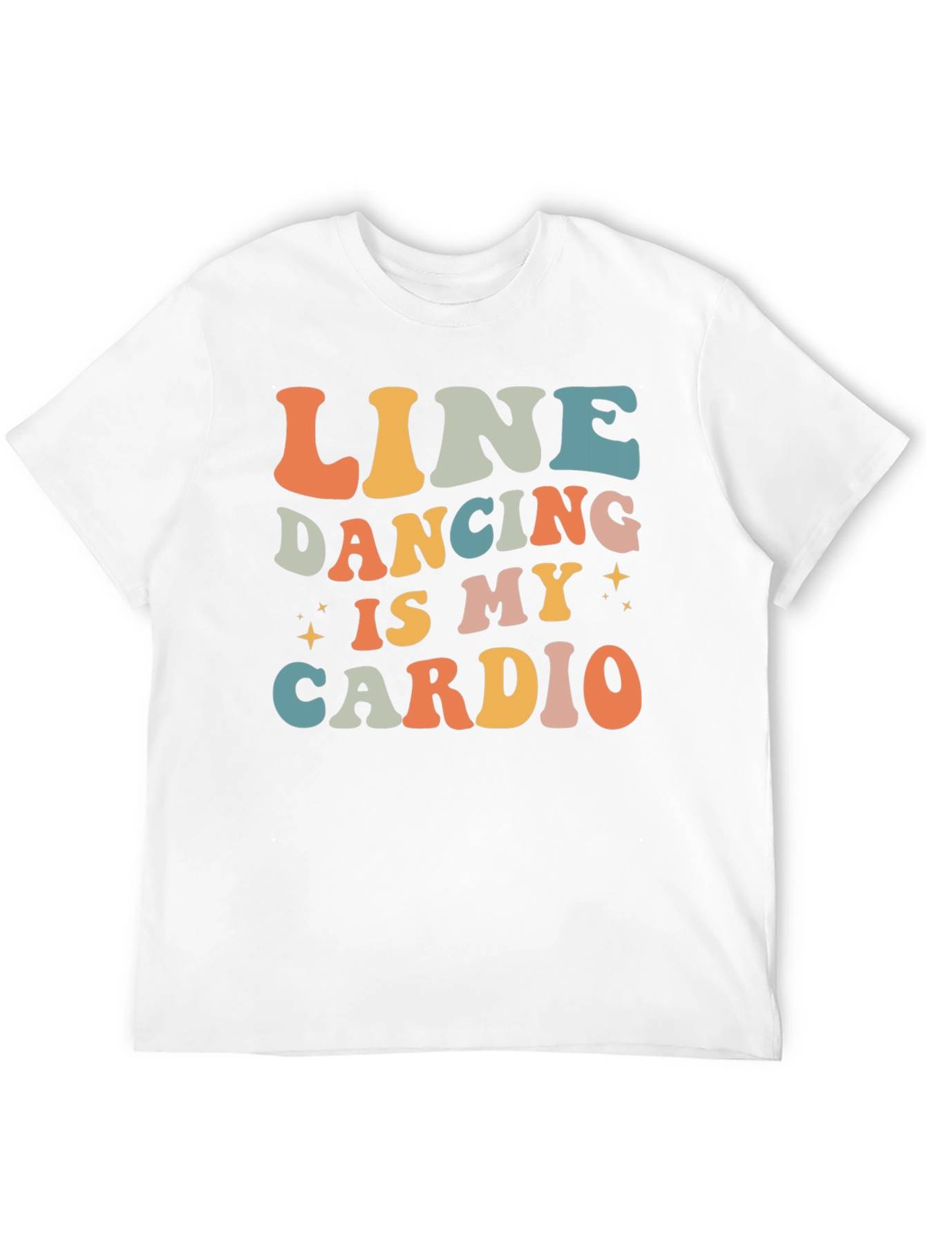 Line Dancing is My Cardio Retro T-Shirt
