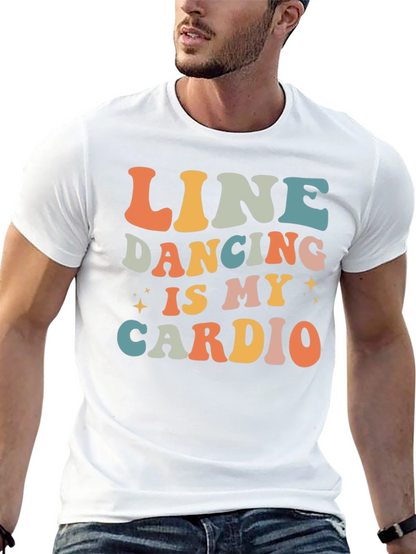 Line Dancing is My Cardio Retro T-Shirt