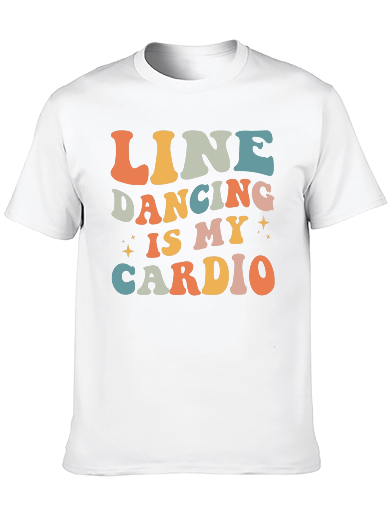 Line Dancing is My Cardio Retro T-Shirt