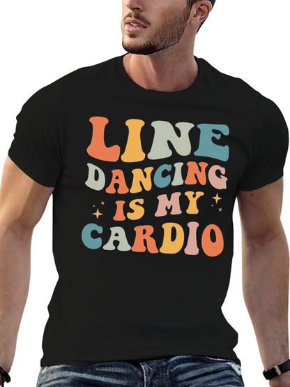 Line Dancing is My Cardio Retro T-Shirt