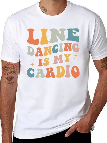 Line Dancing is My Cardio Retro T-Shirt