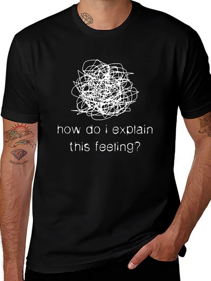 Explain This Feeling Graphic Tee - Black