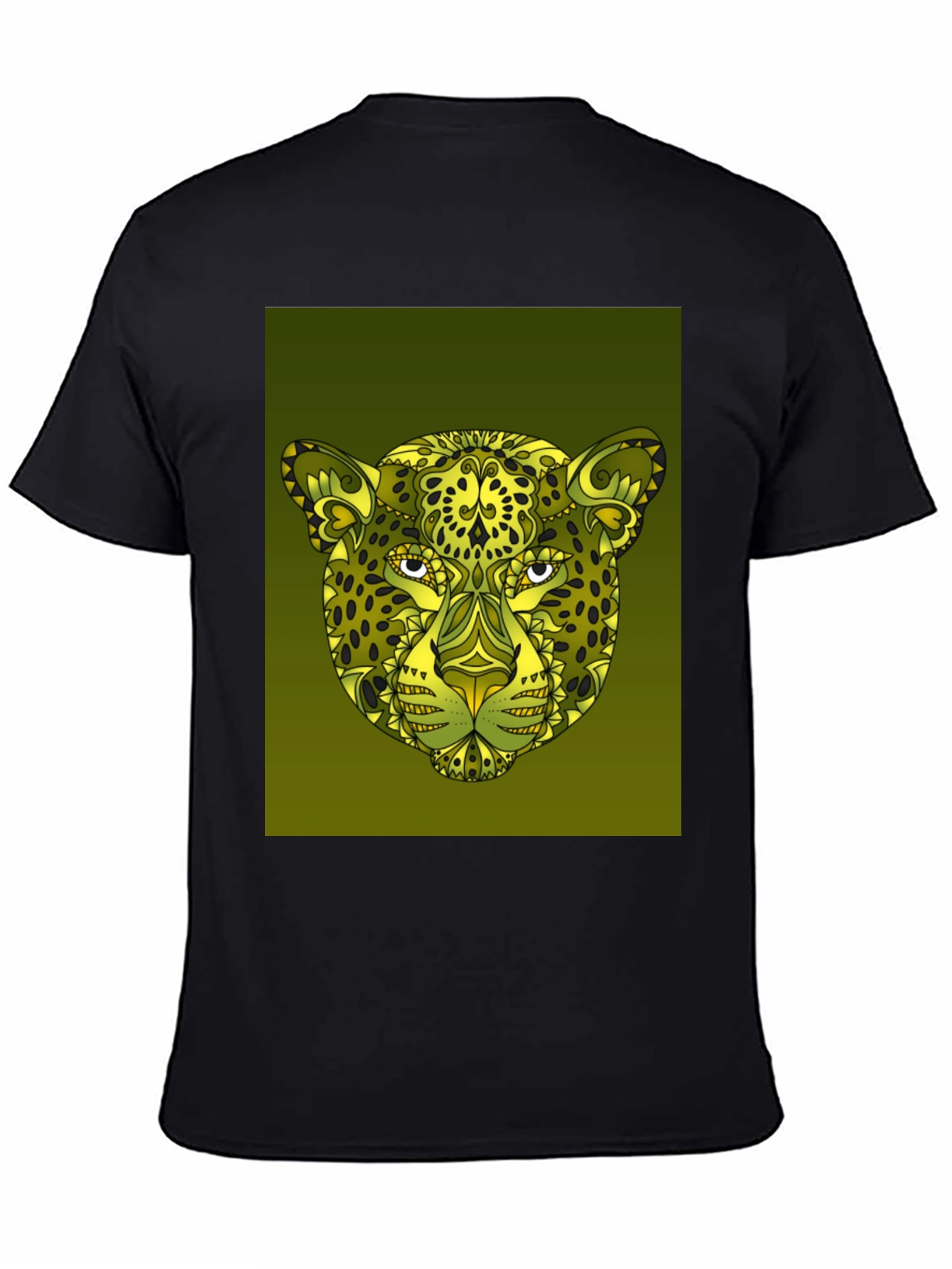 Stylish Cheetah Print Graphic Tee