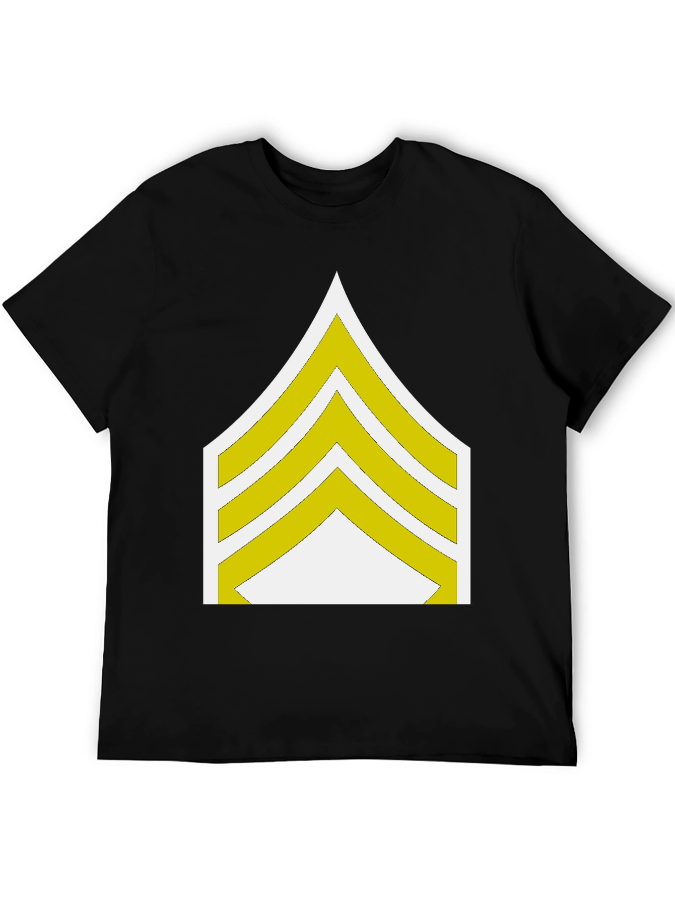 Sergeant Stripes Graphic Tee - Military Style