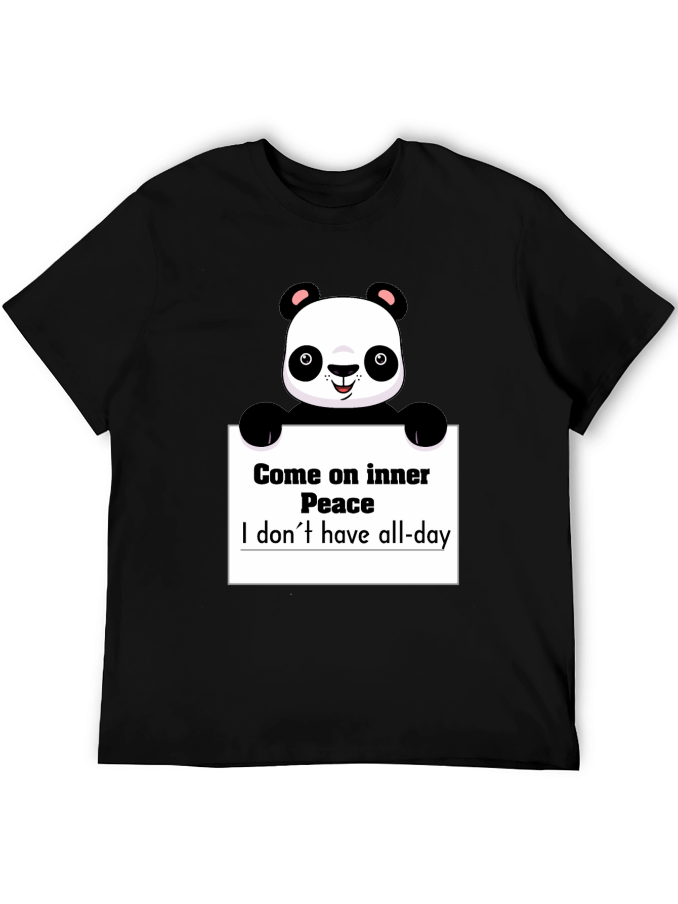 Funny Panda Graphic T-Shirt - Inner Peace
