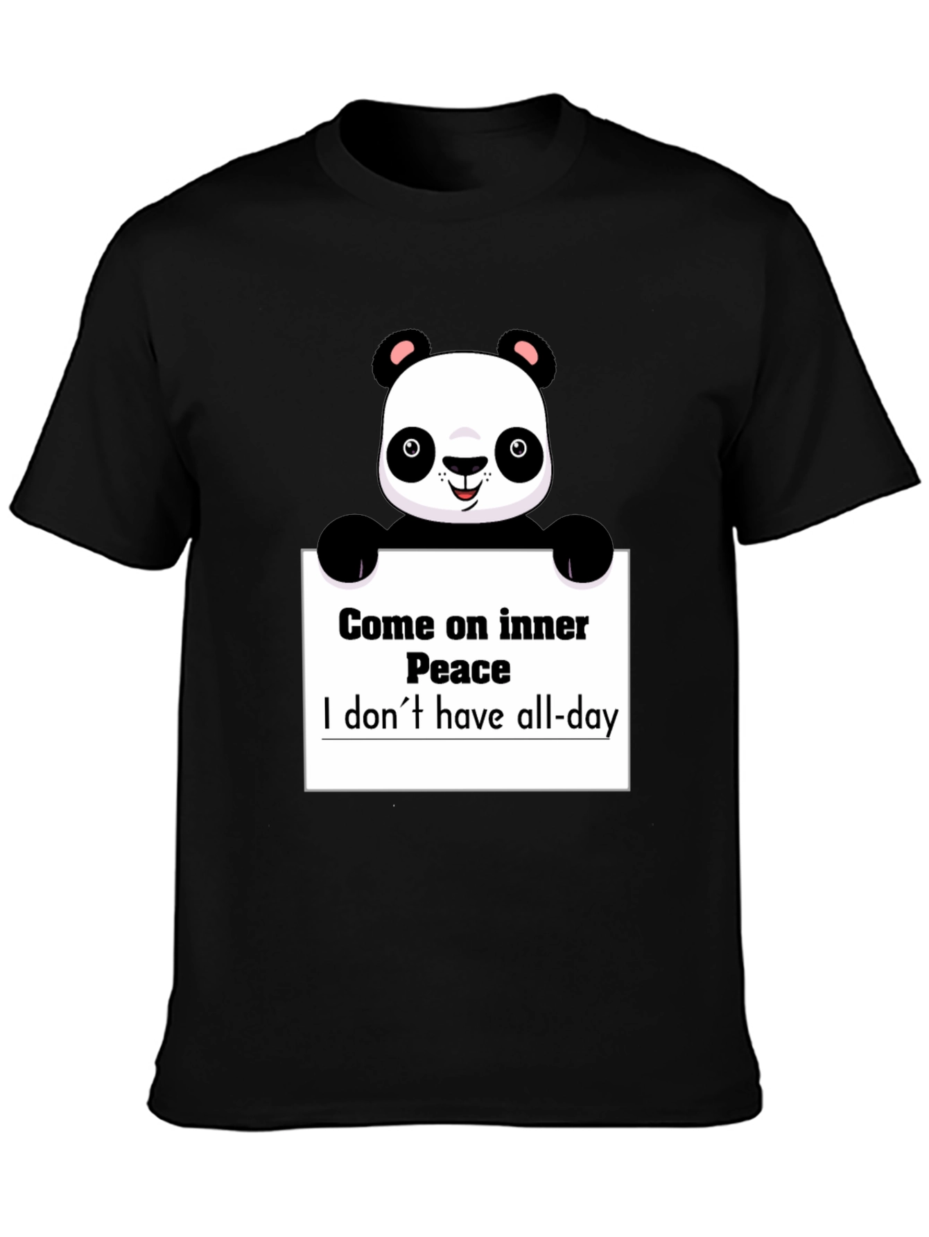 Funny Panda Graphic T-Shirt - Inner Peace