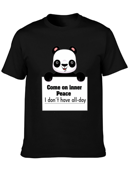 Funny Panda Graphic T-Shirt - Inner Peace