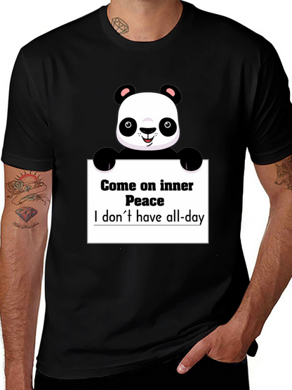 Funny Panda Graphic T-Shirt - Inner Peace