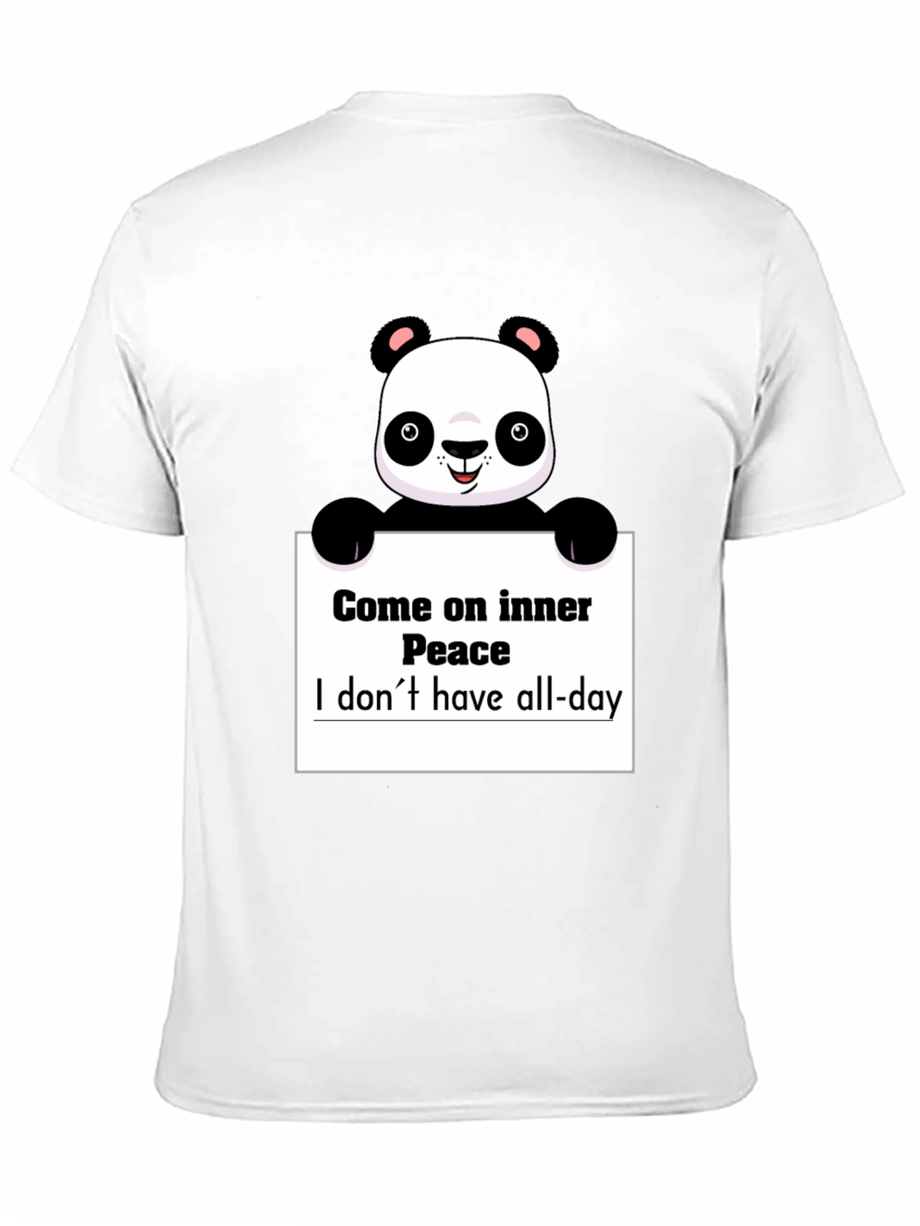 Funny Panda Graphic T-Shirt - Inner Peace