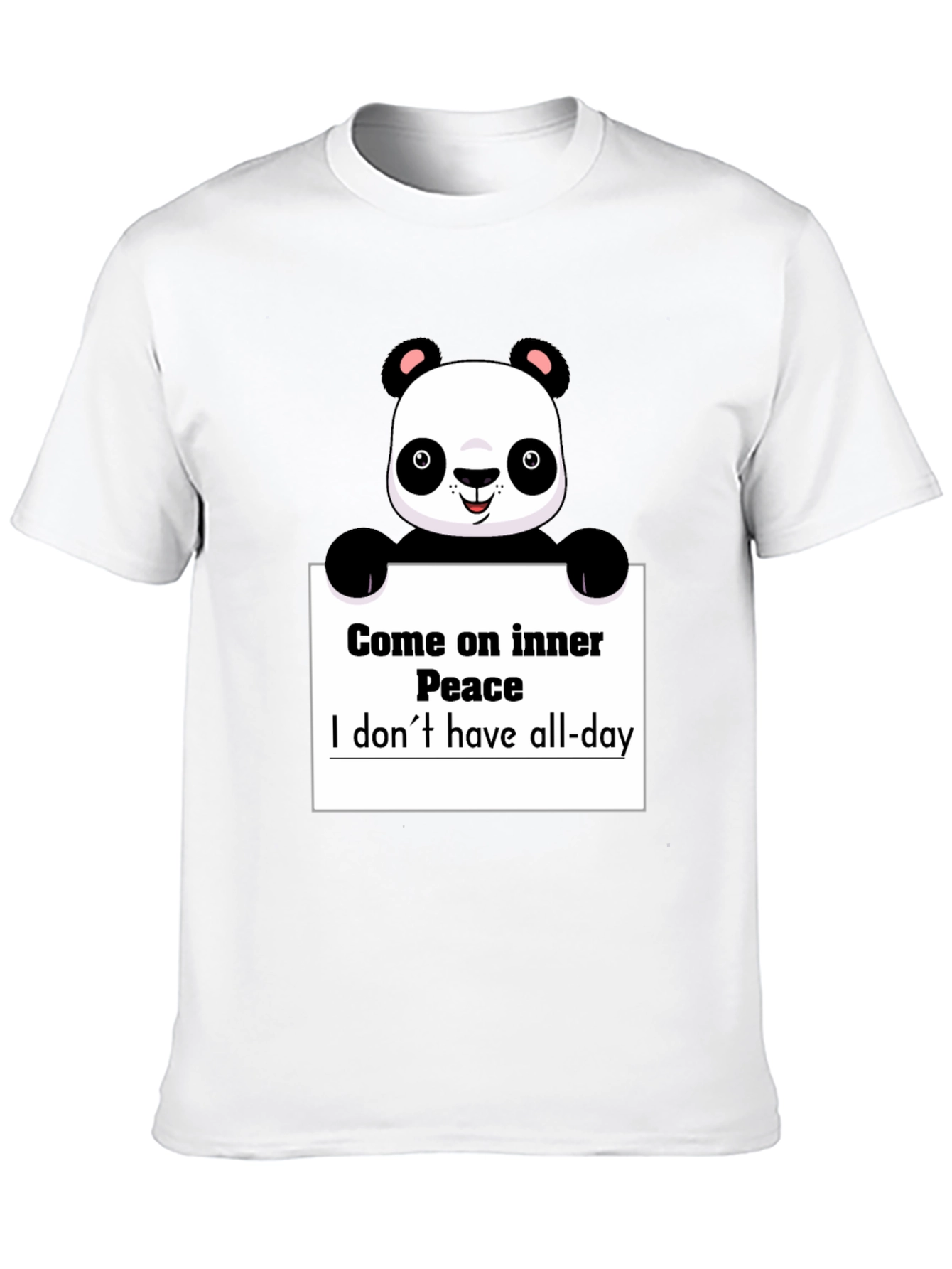 Funny Panda Graphic T-Shirt - Inner Peace