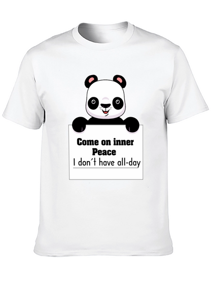 Funny Panda Graphic T-Shirt - Inner Peace