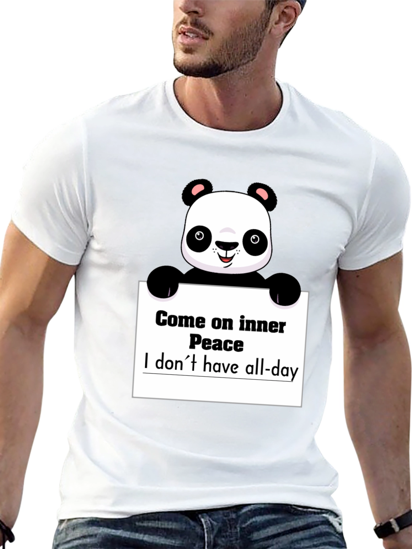 Funny Panda Graphic T-Shirt - Inner Peace