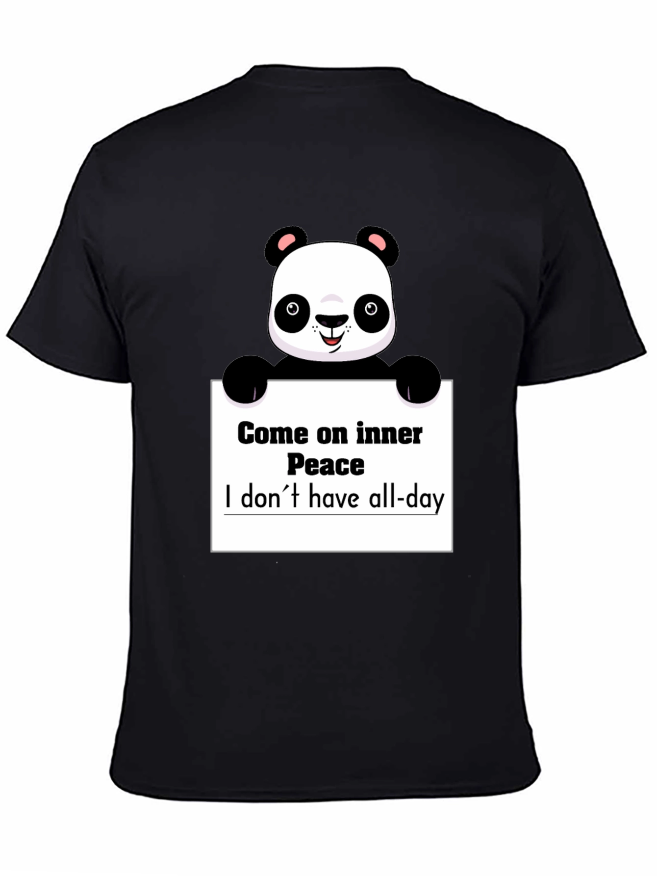 Funny Panda Graphic T-Shirt - Inner Peace